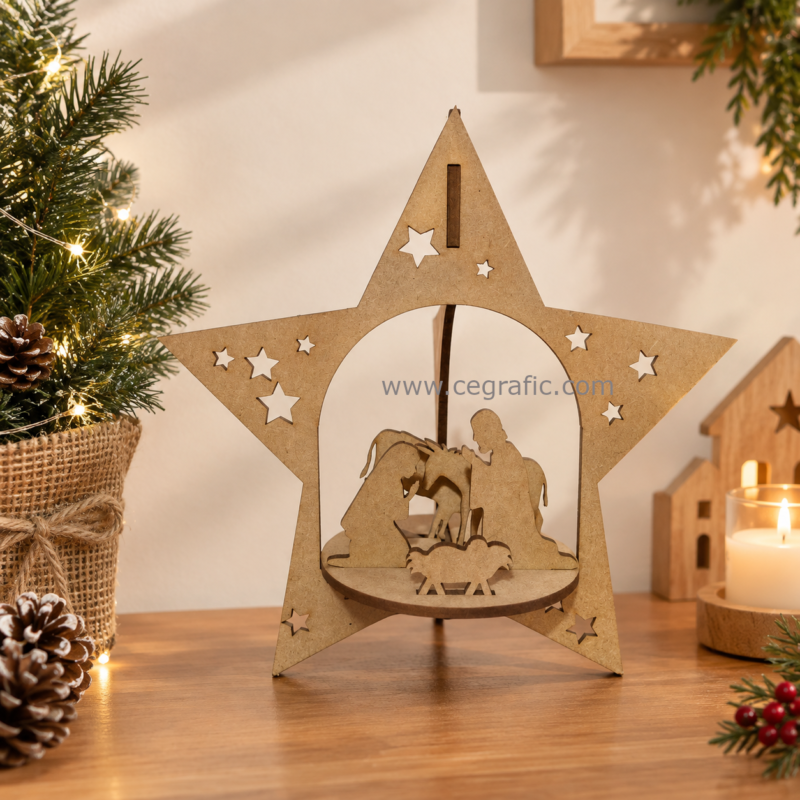 Nacimiento pesebre estrella