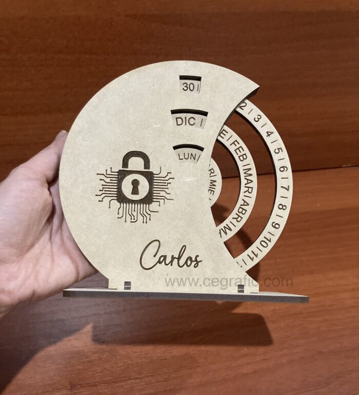 Calendario personalizable.
