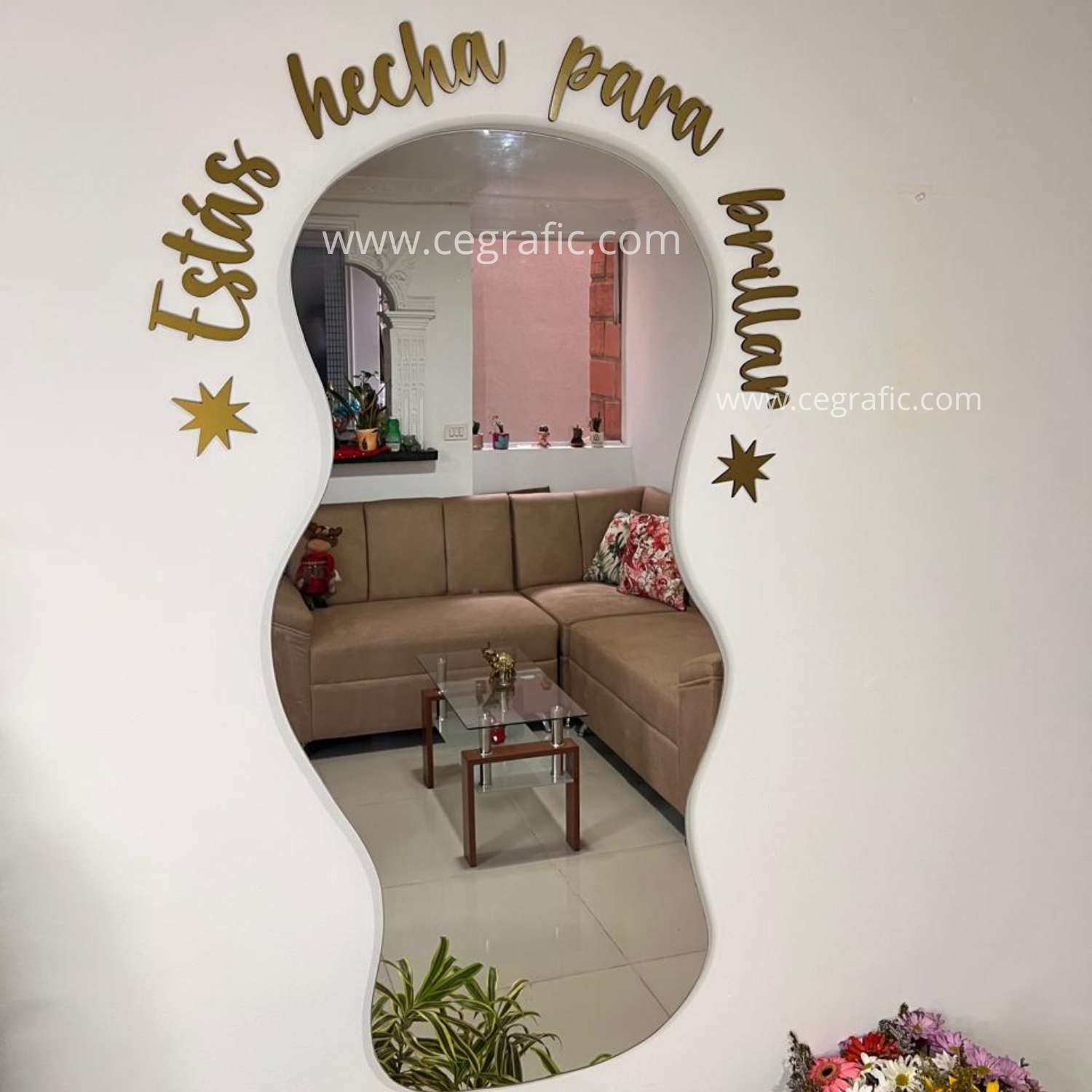 Frase espejo Estás hecha para brillar