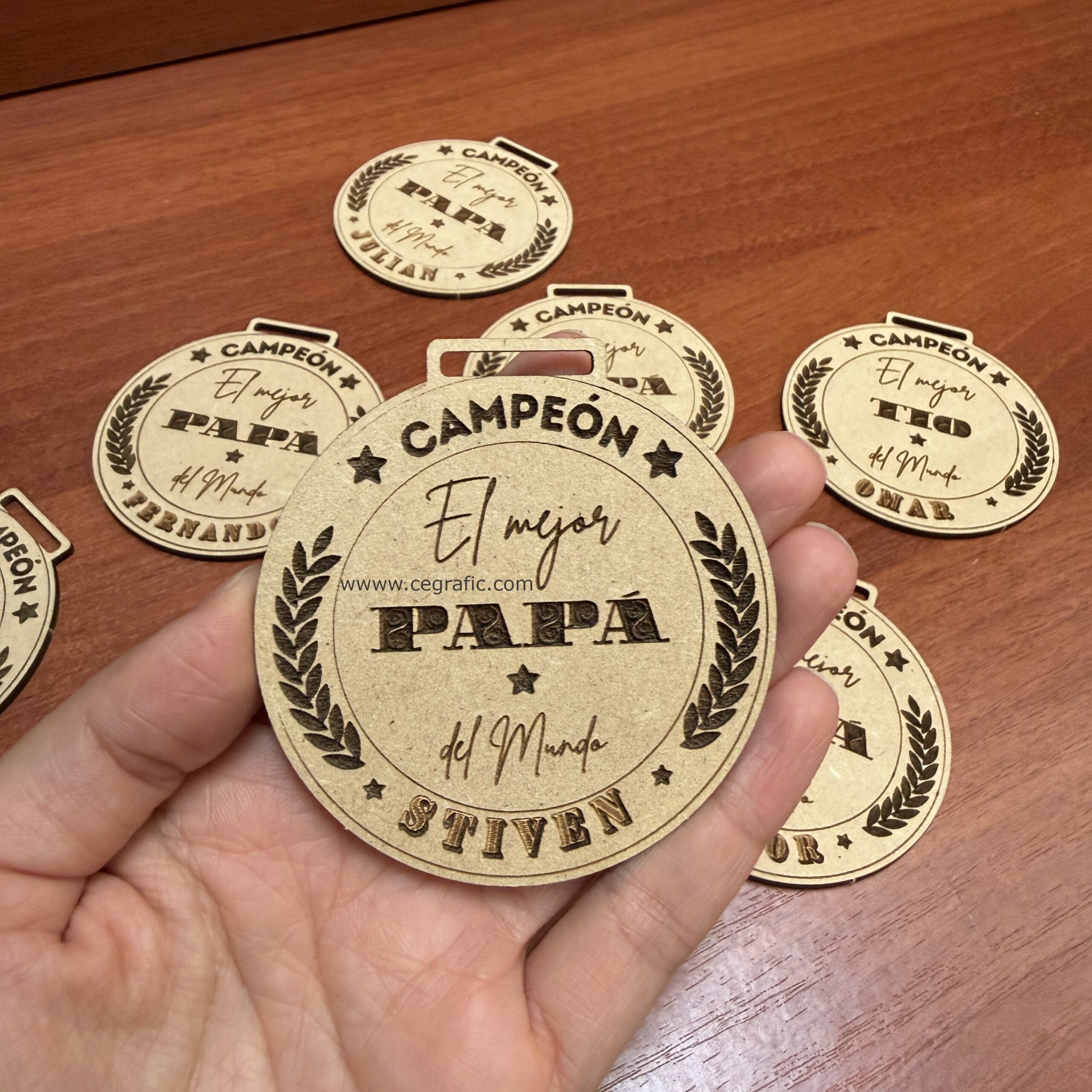 Medalla MDF Personalizada
