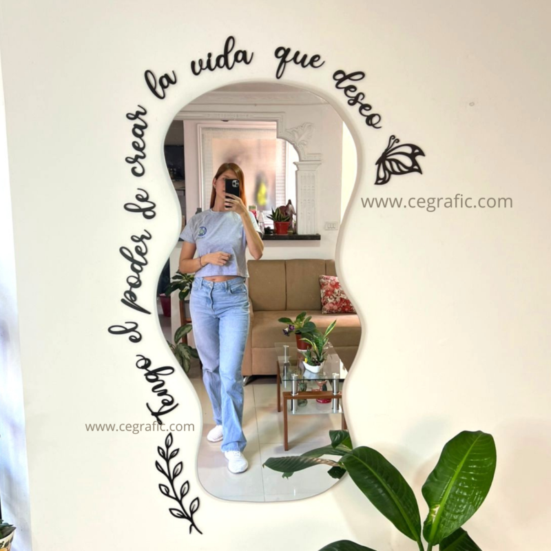 Frase espejo Tengo el poder de crear la vida que deseo.