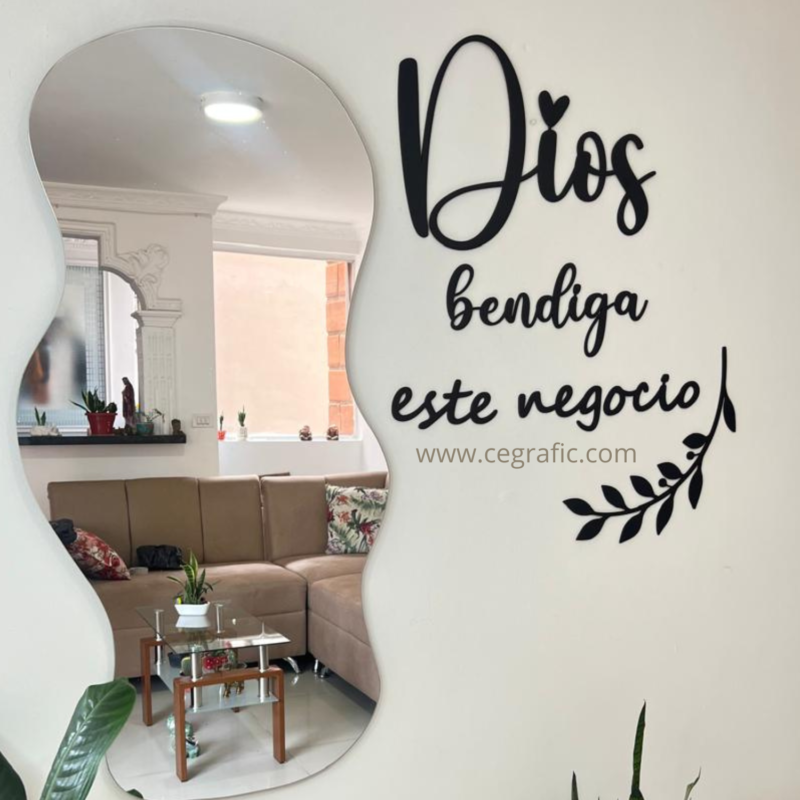 Frase Dios bendiga este negocio